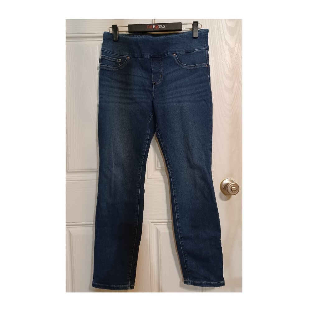 (3 for $45) Women Lee Slim Fit Slim Leg Mid Rise Sculpting Pull-on Jeans 8 SHORT